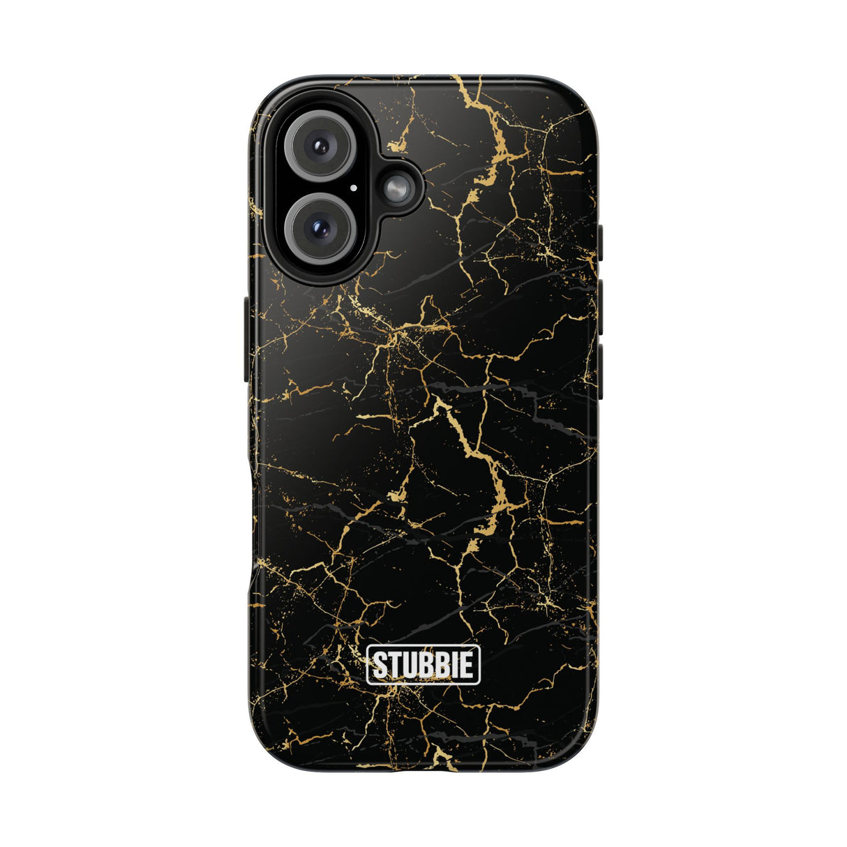 STUBBIE Phone Case for Apple iPhone - Midnight Black Marble Phone Case