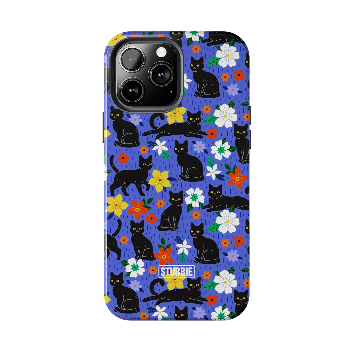 STUBBIE Phone Case for Apple iPhone - Black Cat Phone Case