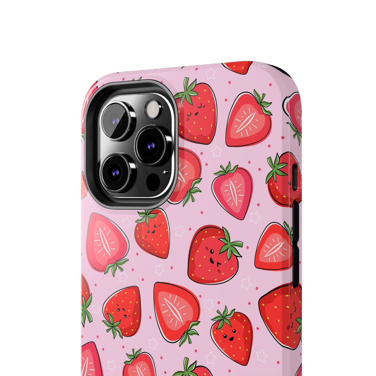 STUBBIE Phone Case for Apple iPhone - Smile Strawberry Phone Case