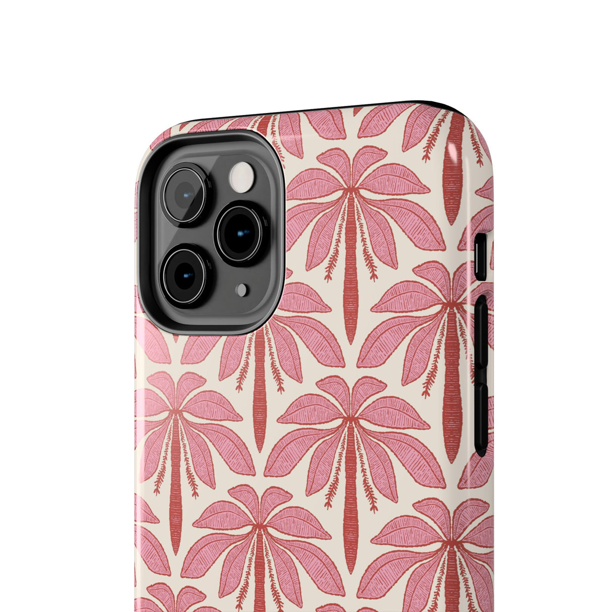 STUBBIE Phone Case for Apple iPhone - Red Palms Stubbie