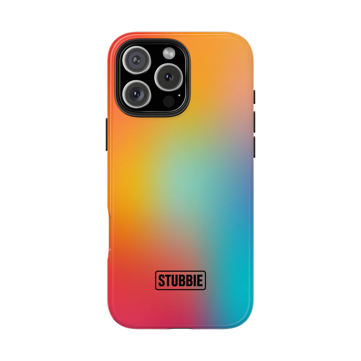 STUBBIE Phone Case for Apple iPhone - Rainbow Blue Stubbie