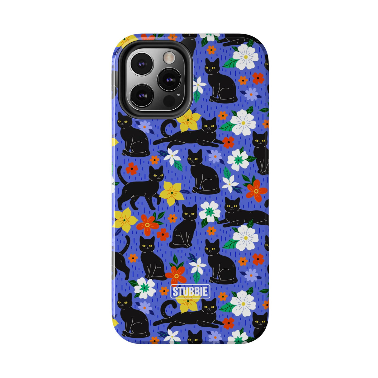 STUBBIE Phone Case for Apple iPhone - Black Cat Phone Case