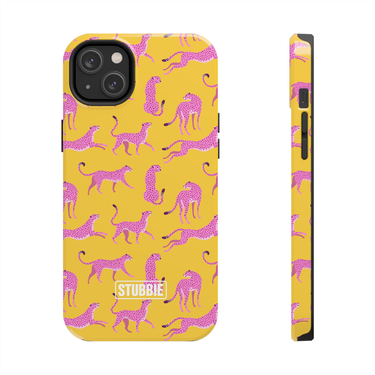 STUBBIE Phone Case for Apple iPhone - Pink Cheetah Phone Case