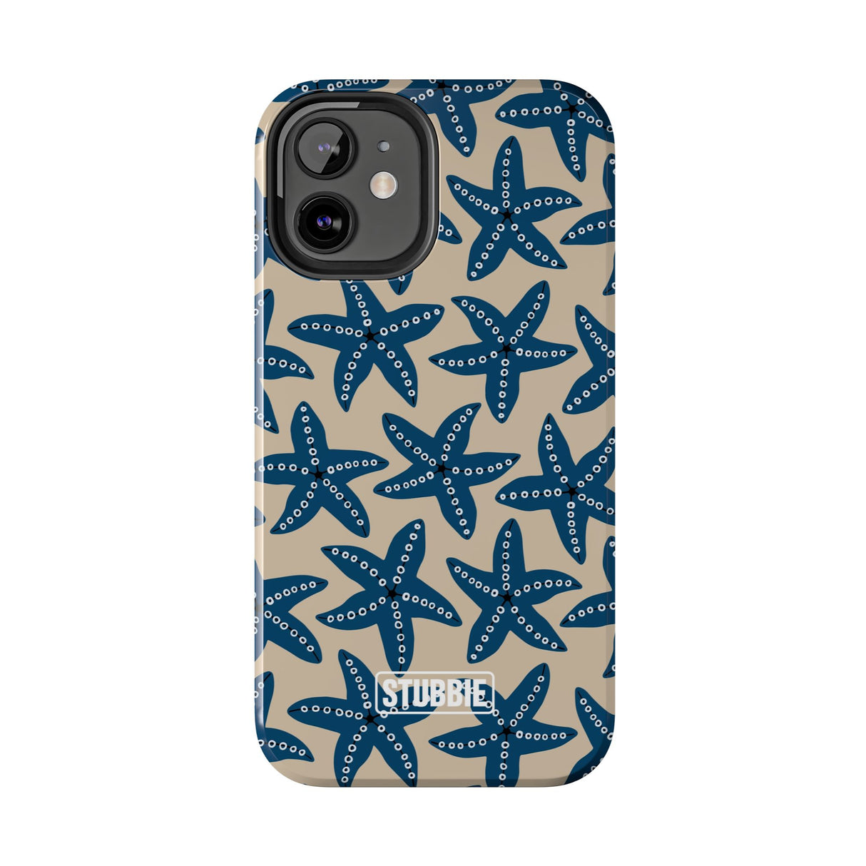STUBBIE Phone Case for Apple iPhone - Blue Starfish Stubbie