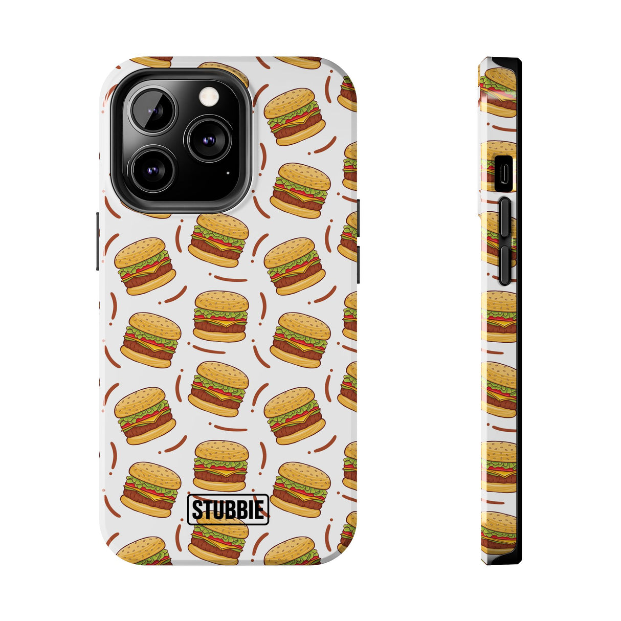STUBBIE Phone Case for Apple iPhone - Burger Stubbie