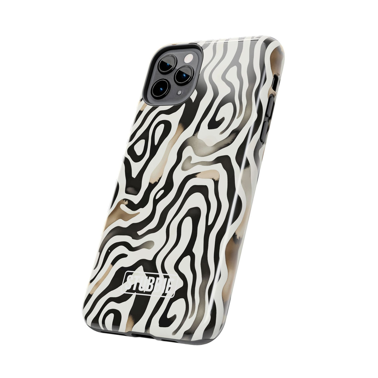 STUBBIE Phone Case for Apple iPhone - Weird Zebra Stubbie