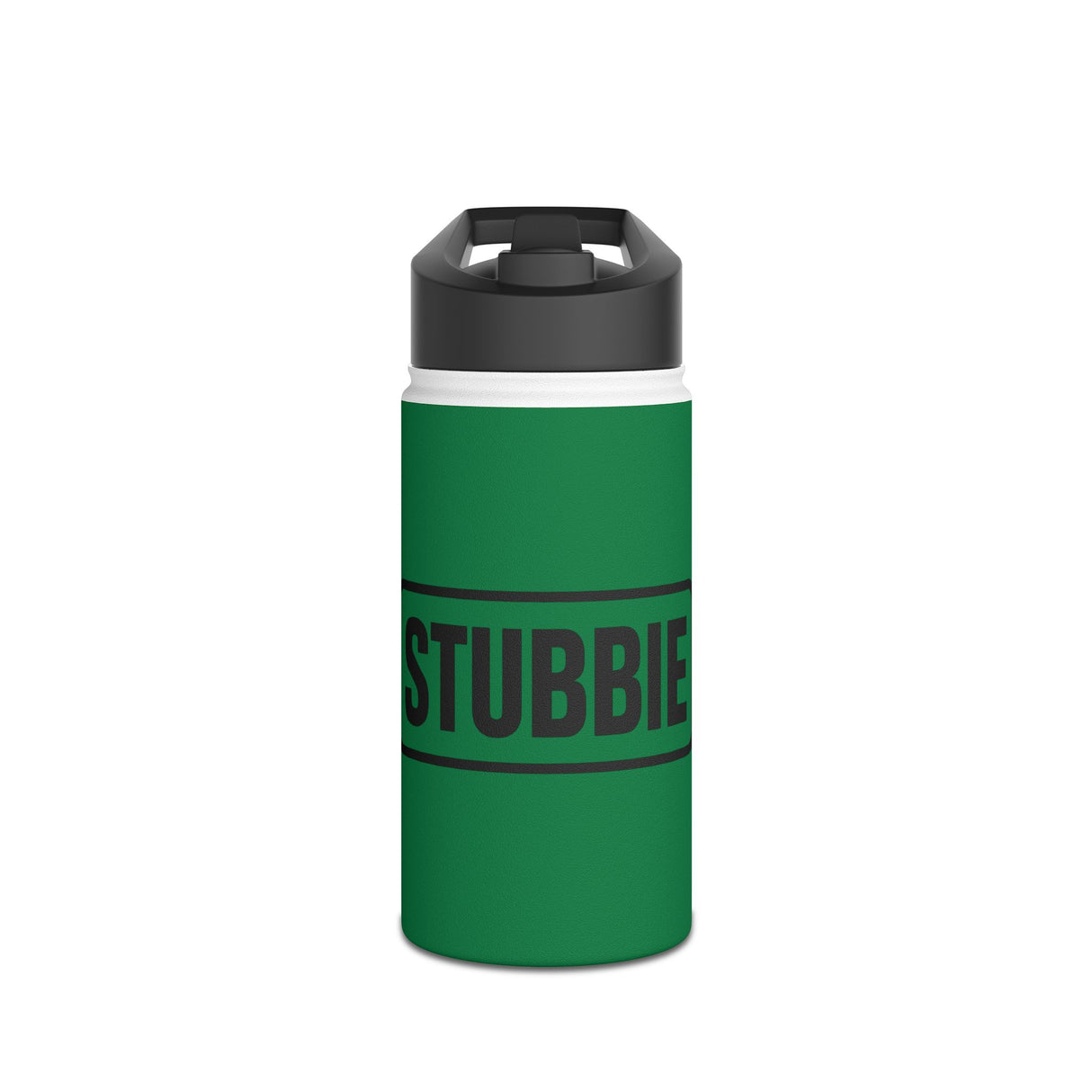 STUBBIE Stainless Steel Water Bottle - Dark Green Stubbie