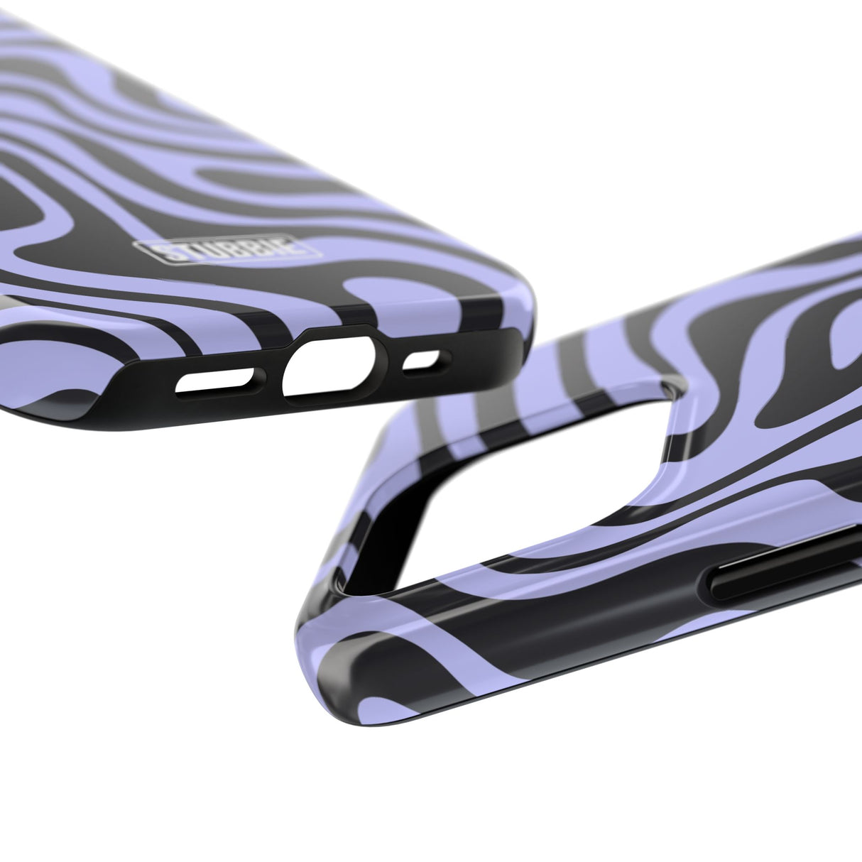 STUBBIE Phone Case for Apple iPhone - Crazy Zebra Stubbie