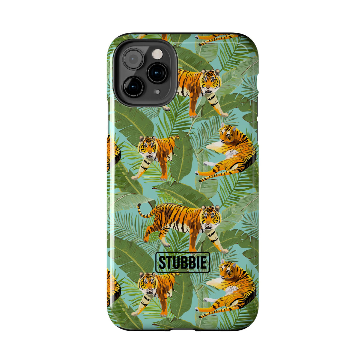 STUBBIE Phone Case for Apple iPhone - Jungle Tiger Stubbie