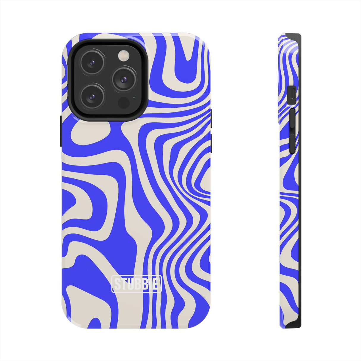 STUBBIE Phone Case for Apple iPhone - Crazy Blue Phone Case