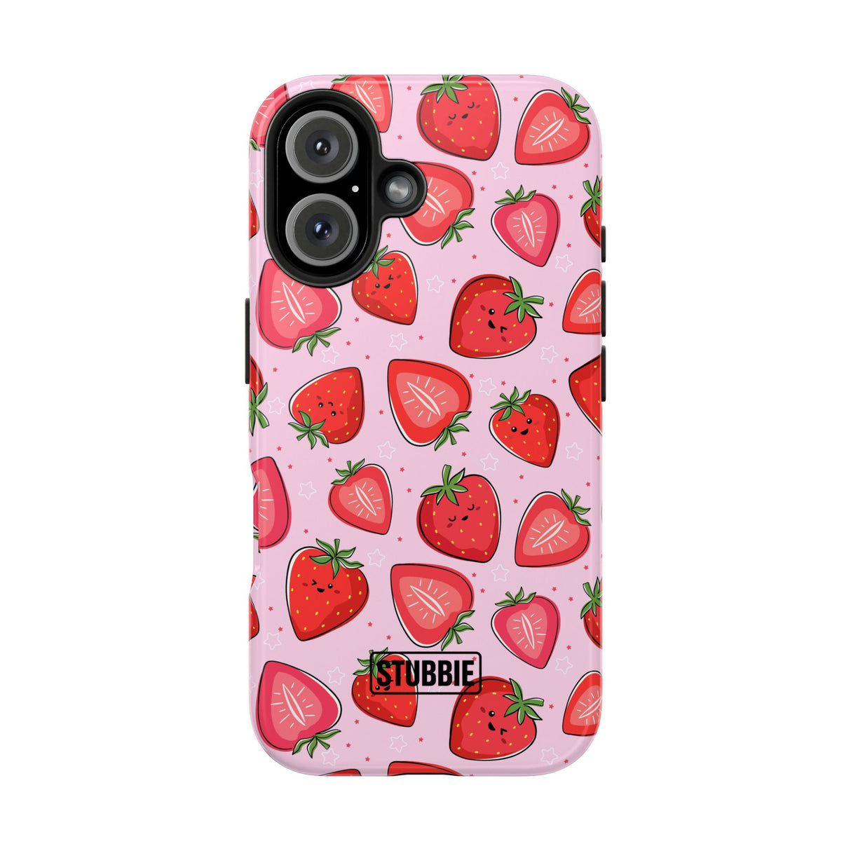 STUBBIE Phone Case for Apple iPhone - Smile Strawberry Phone Case