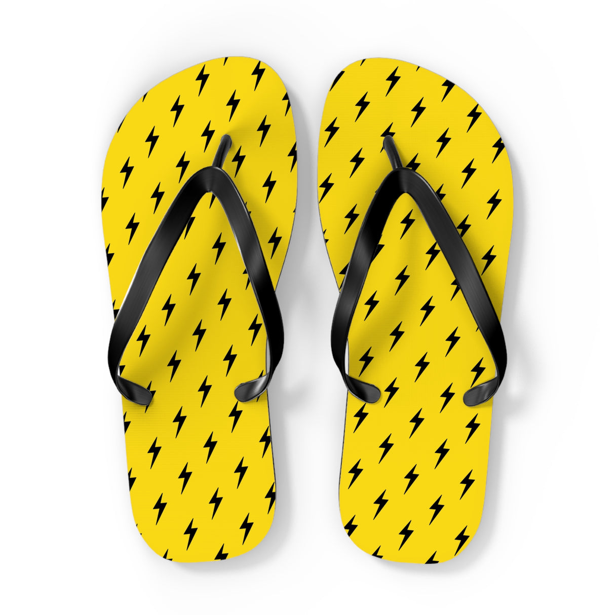 Lightning Bolt Flip Flops