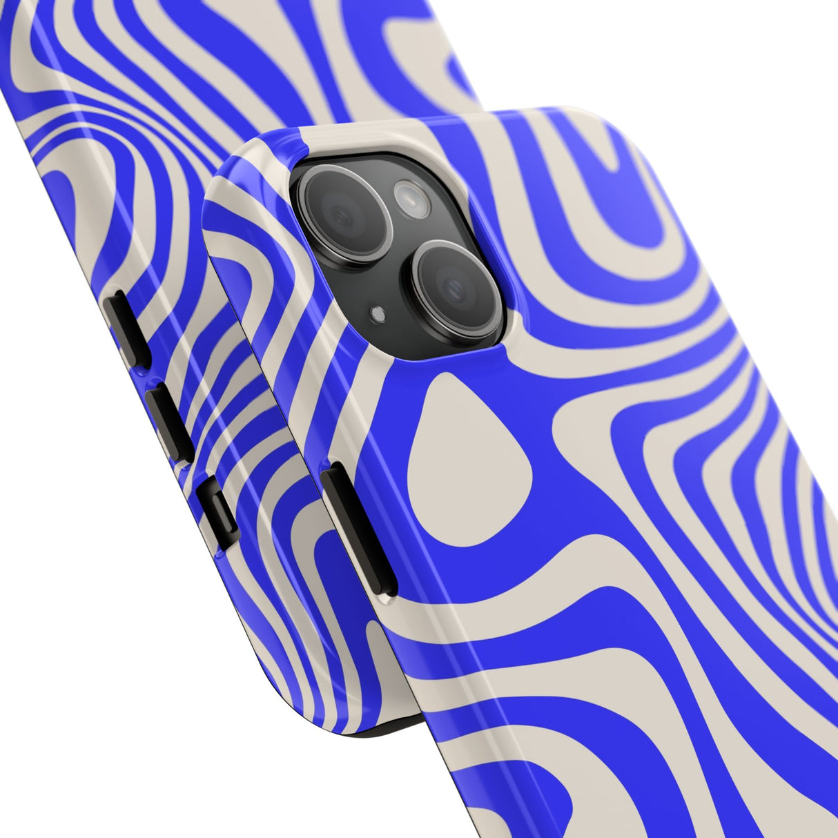 STUBBIE Phone Case for Apple iPhone - Crazy Blue Phone Case