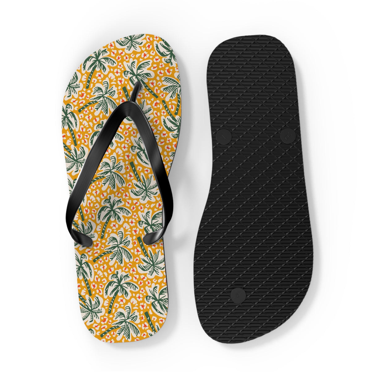 Palm Tree Flip Flops