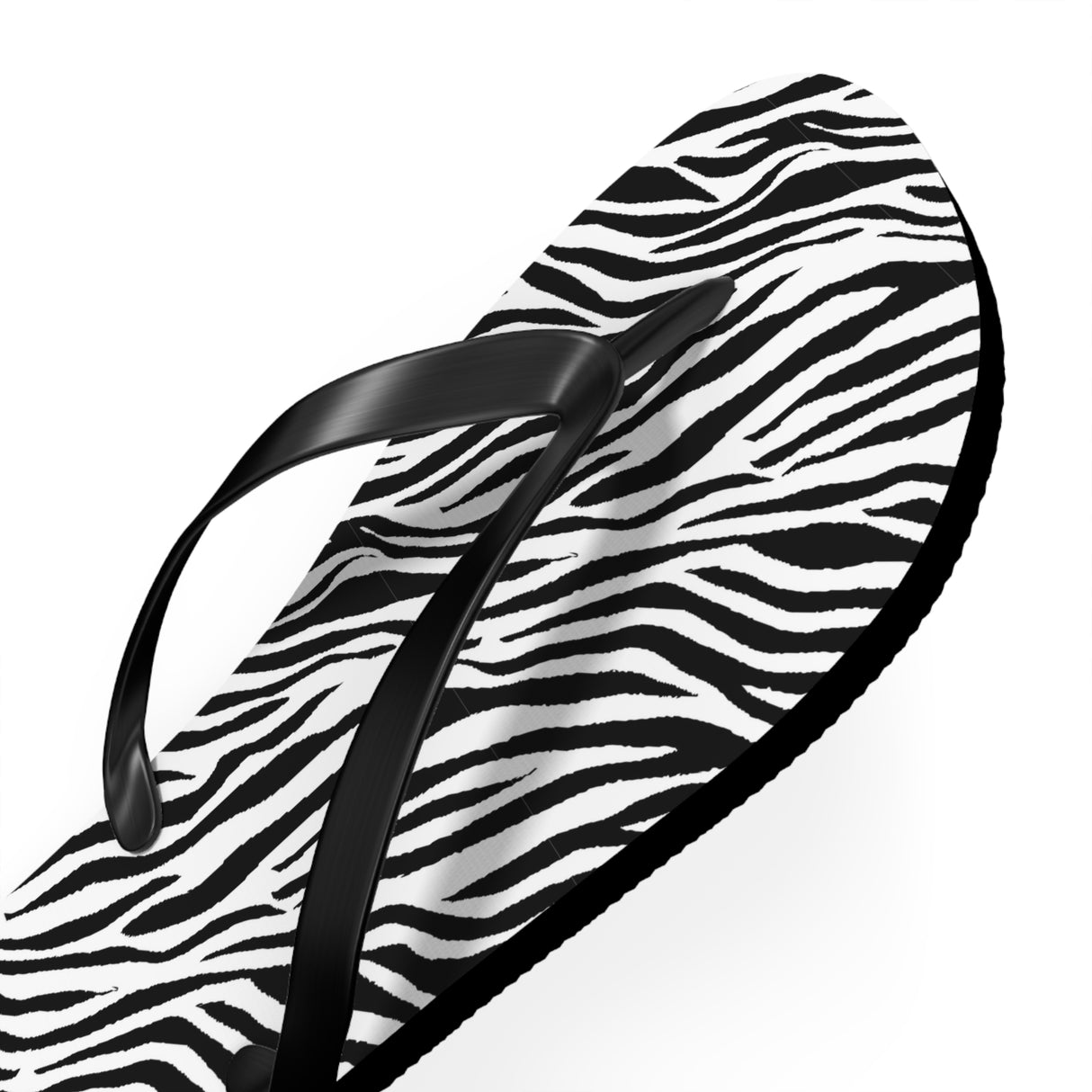 Zebra Flip Flops