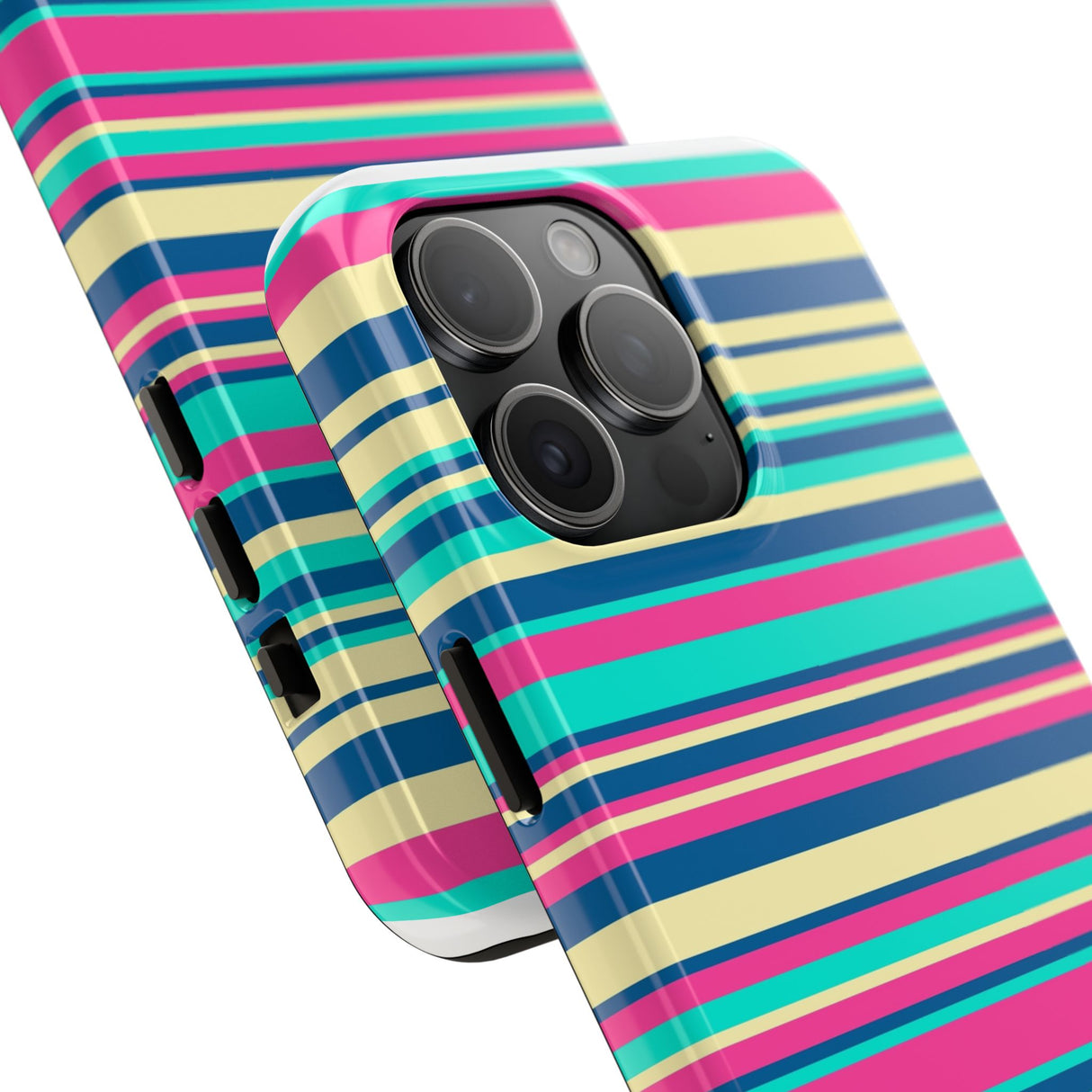 STUBBIE Phone Case for Apple iPhone - Coloured Stripes Phone Case