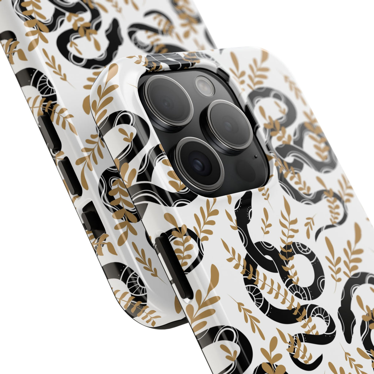 STUBBIE Phone Case for Apple iPhone - Black Snake Phone Case