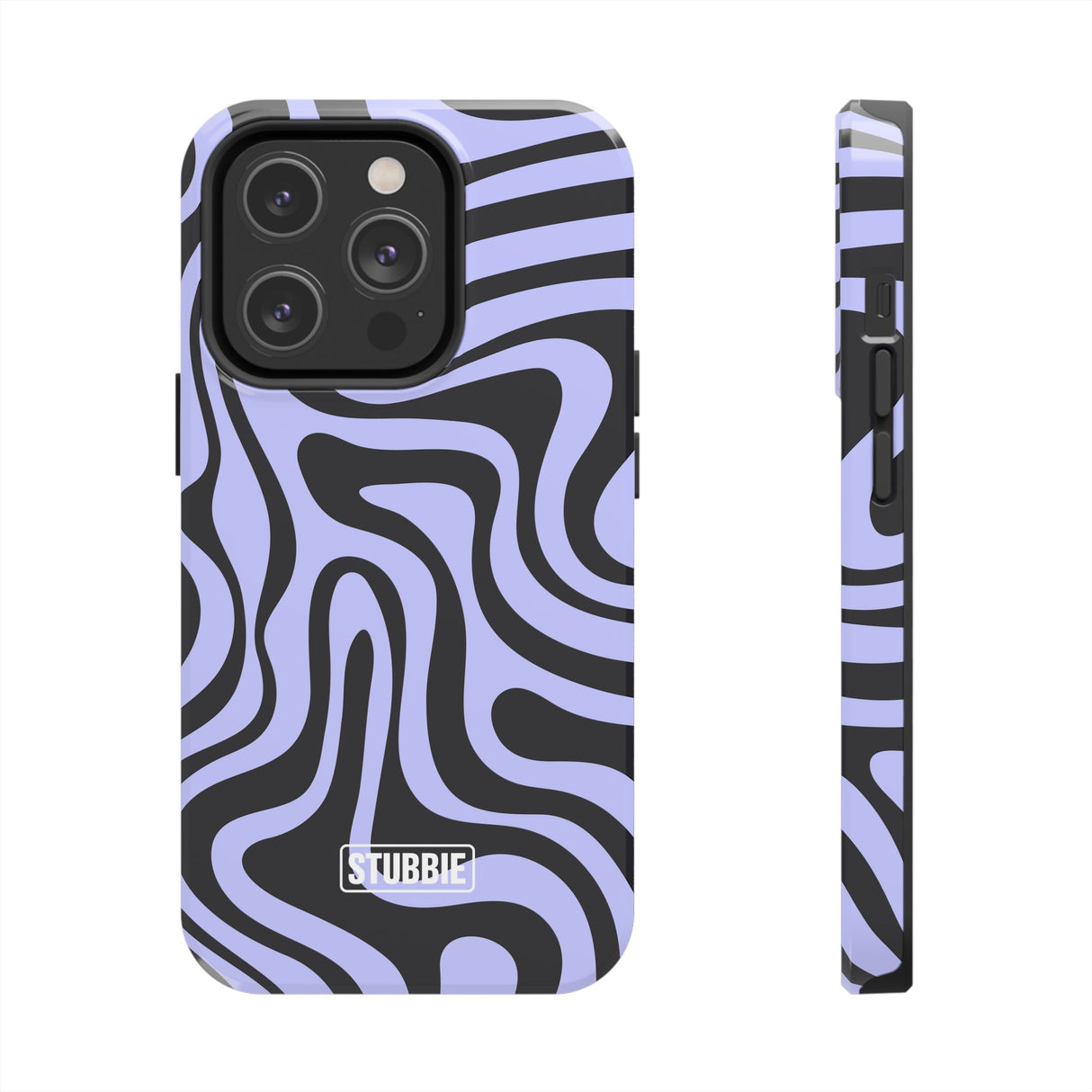 STUBBIE Phone Case for Apple iPhone - Crazy Zebra Stubbie