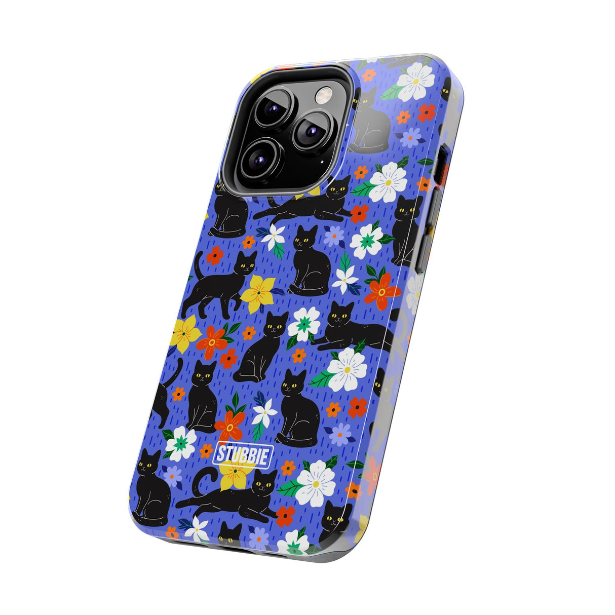 STUBBIE Phone Case for Apple iPhone - Black Cat Phone Case