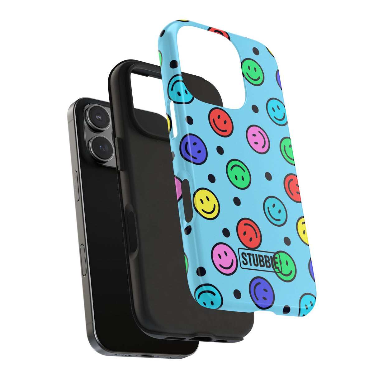 STUBBIE Phone Case for Apple iPhone - Smiley Face Phone Case