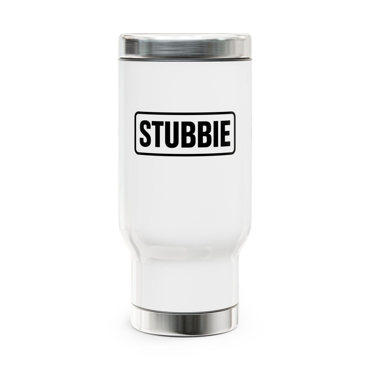STUBBIE Stainless Steel Travel Mug - Classic Black Stubbie