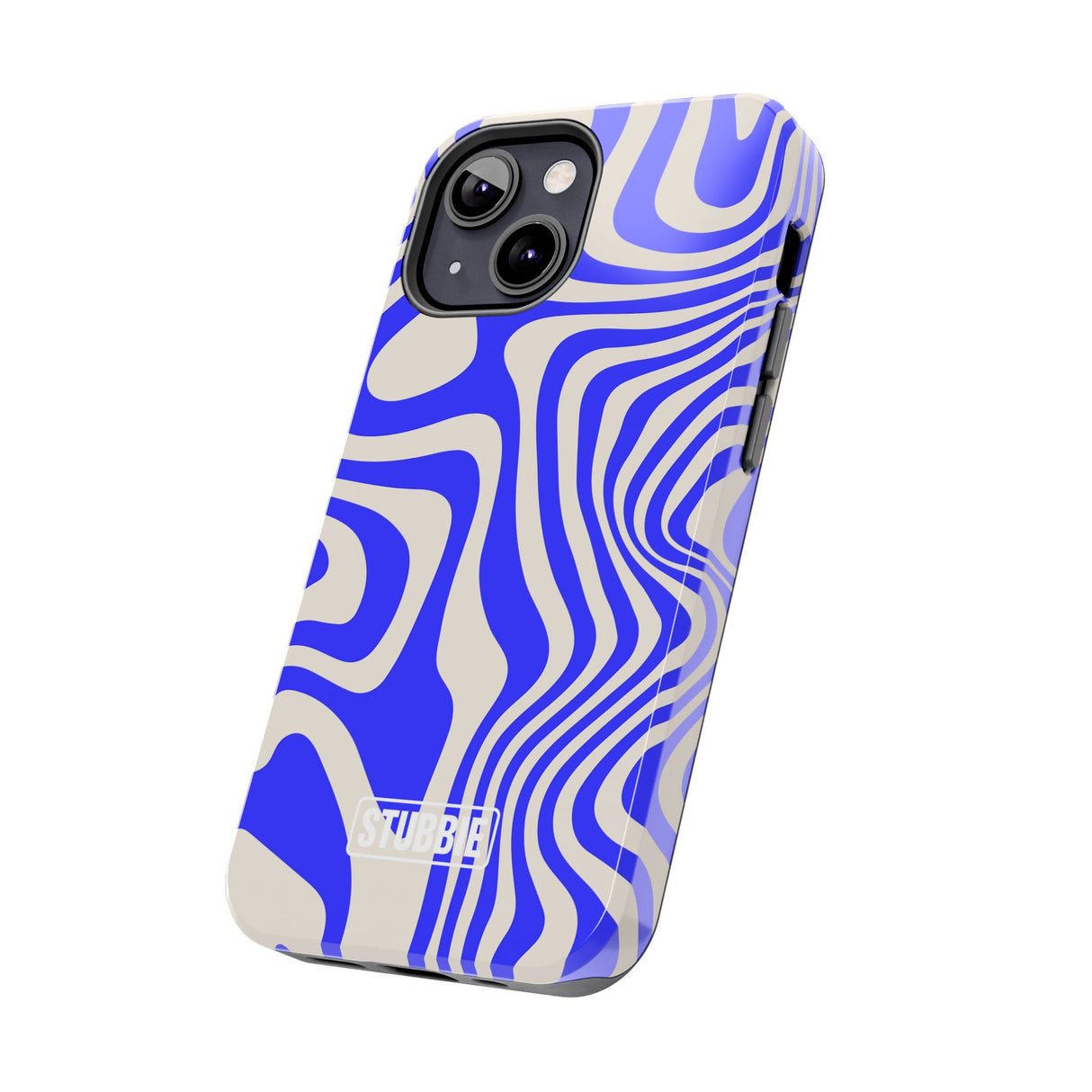 STUBBIE Phone Case for Apple iPhone - Crazy Blue Phone Case