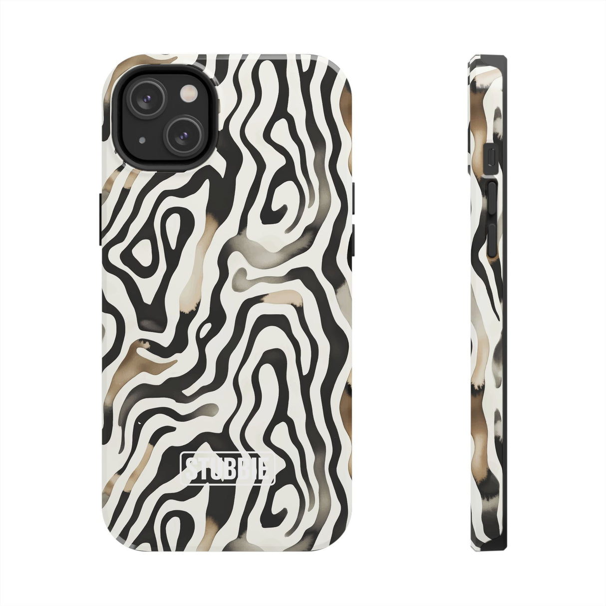 STUBBIE Phone Case for Apple iPhone - Weird Zebra Stubbie