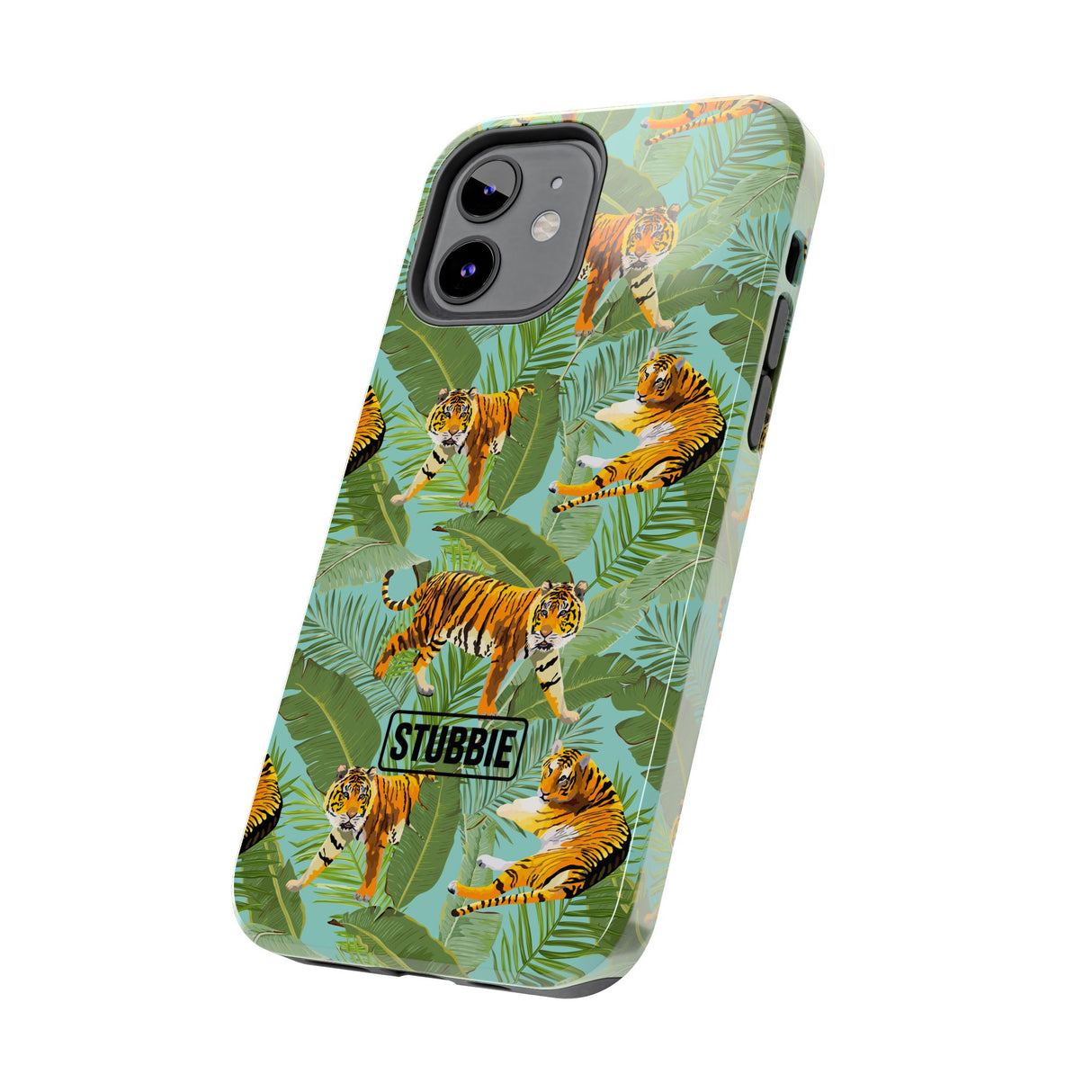 STUBBIE Phone Case for Apple iPhone - Jungle Tiger Stubbie
