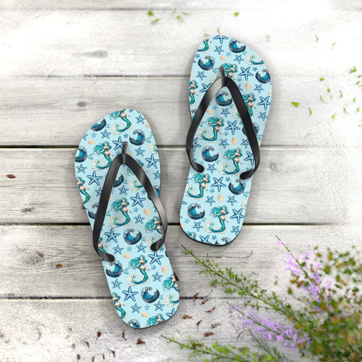 Mermaid Flip Flops