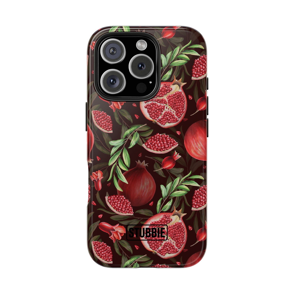 STUBBIE Phone Case for Apple iPhone - Pomegranate Phone Case