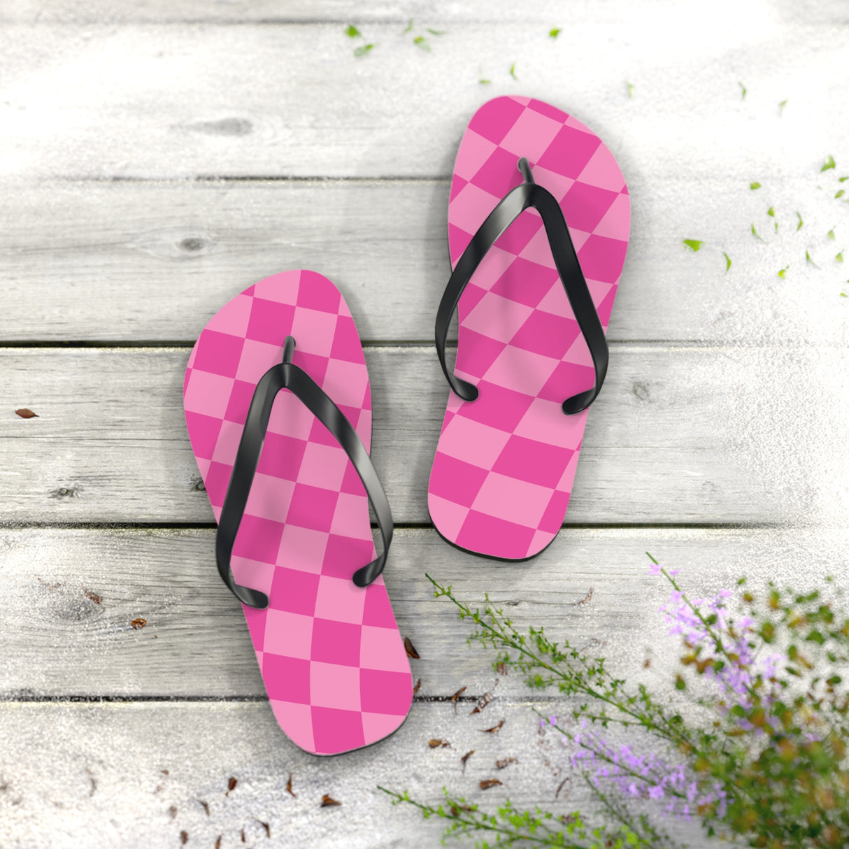 Hot Pink Flip Flops