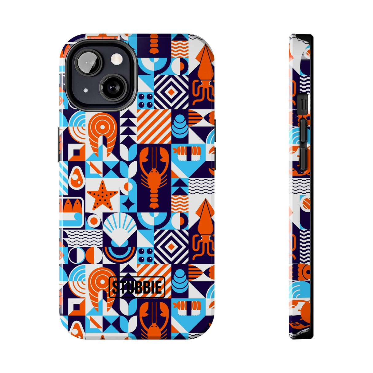 STUBBIE Phone Case for Apple iPhone - Something Fishy Stubbie