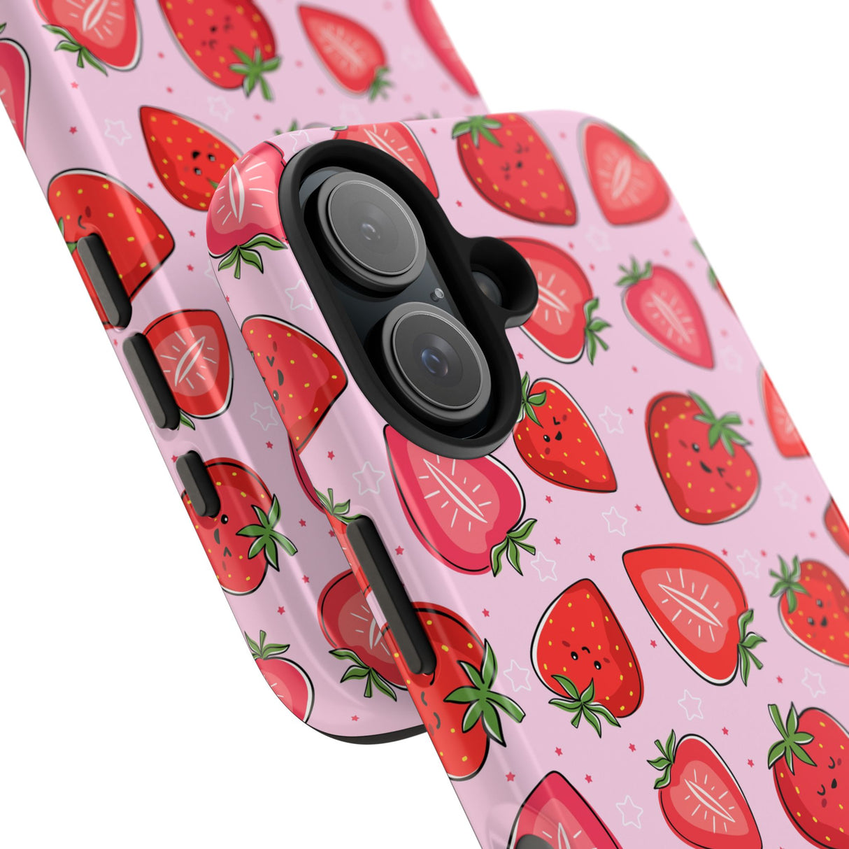 STUBBIE Phone Case for Apple iPhone - Smile Strawberry Phone Case