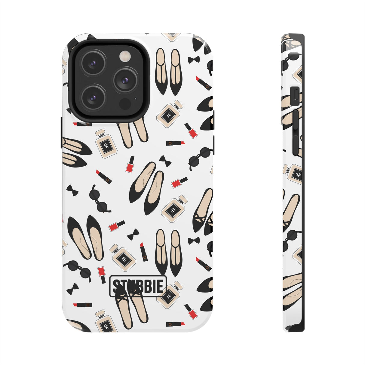 STUBBIE Phone Case for Apple iPhone - Heels And Lipstick Stubbie