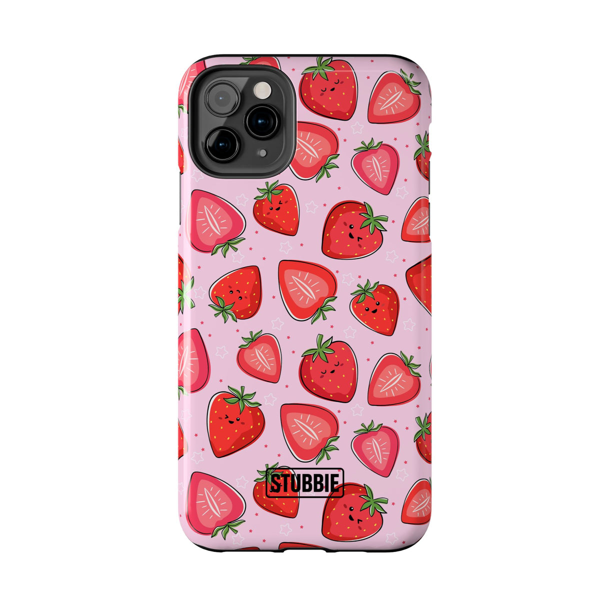 STUBBIE Phone Case for Apple iPhone - Smile Strawberry Phone Case