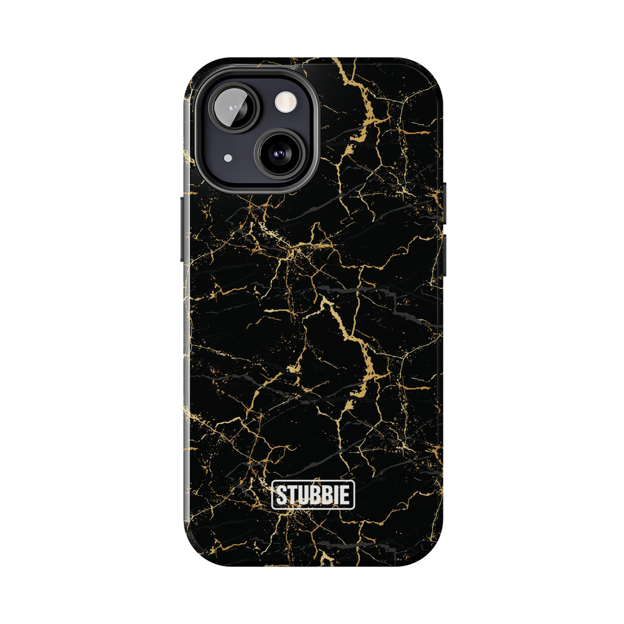 STUBBIE Phone Case for Apple iPhone - Midnight Black Marble Phone Case