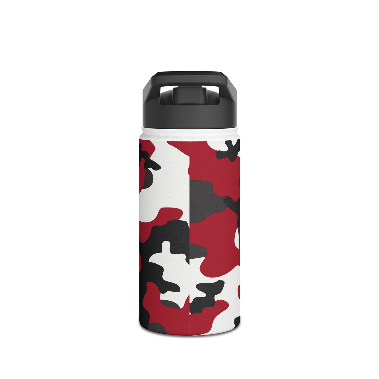Red Camouflage Stainless Steel Water Bottle