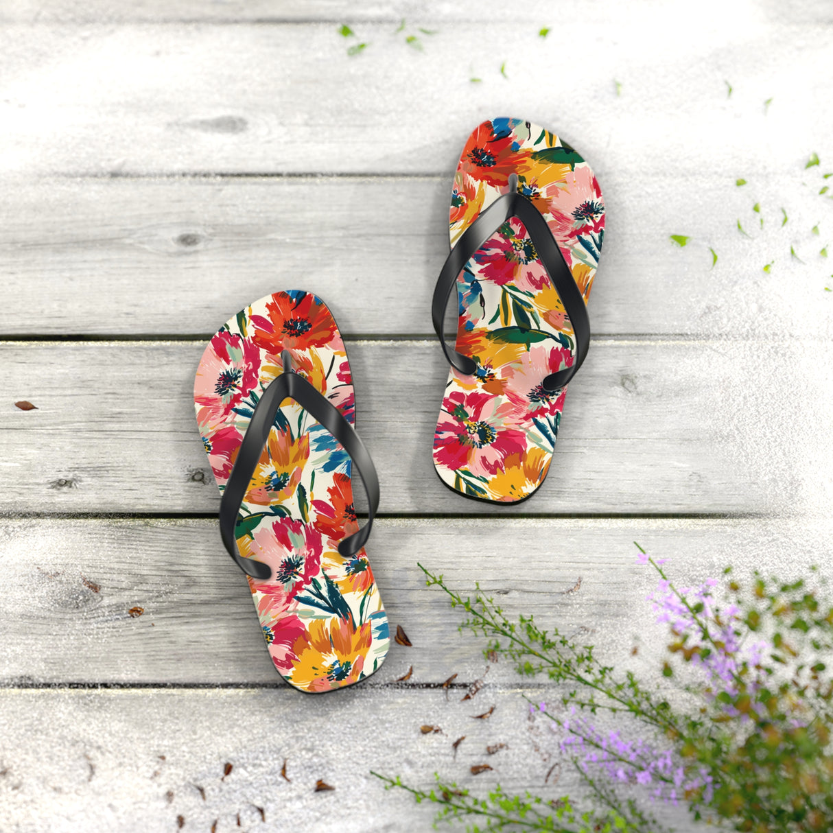 Flip Flops Floral