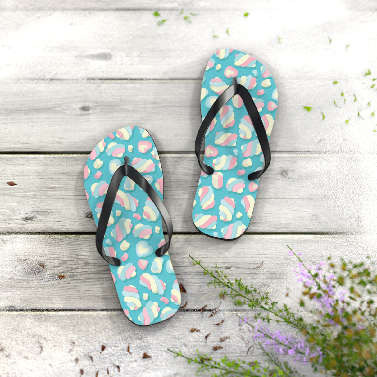 Marshmallow Flip Flops