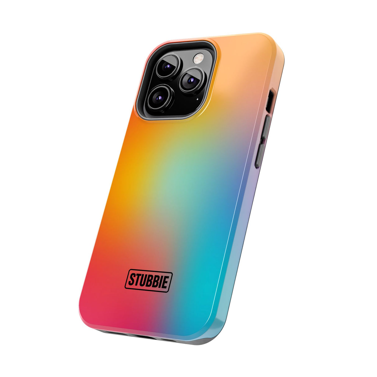 STUBBIE Phone Case for Apple iPhone - Rainbow Blue Stubbie