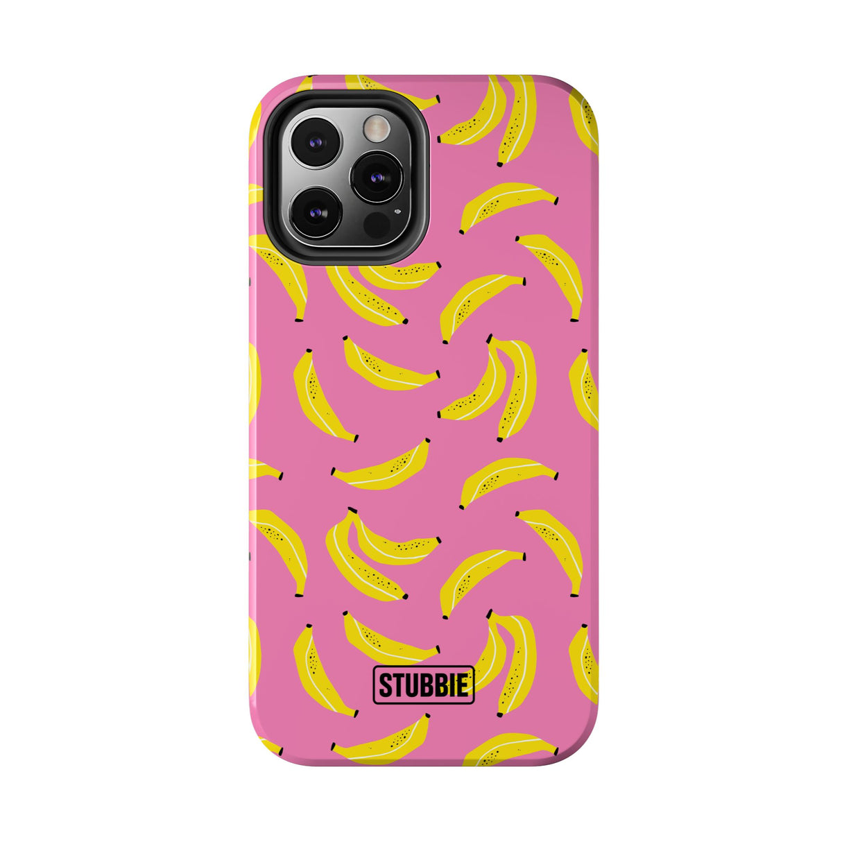 STUBBIE Phone Case for Apple iPhone - Pink Banana Phone Case