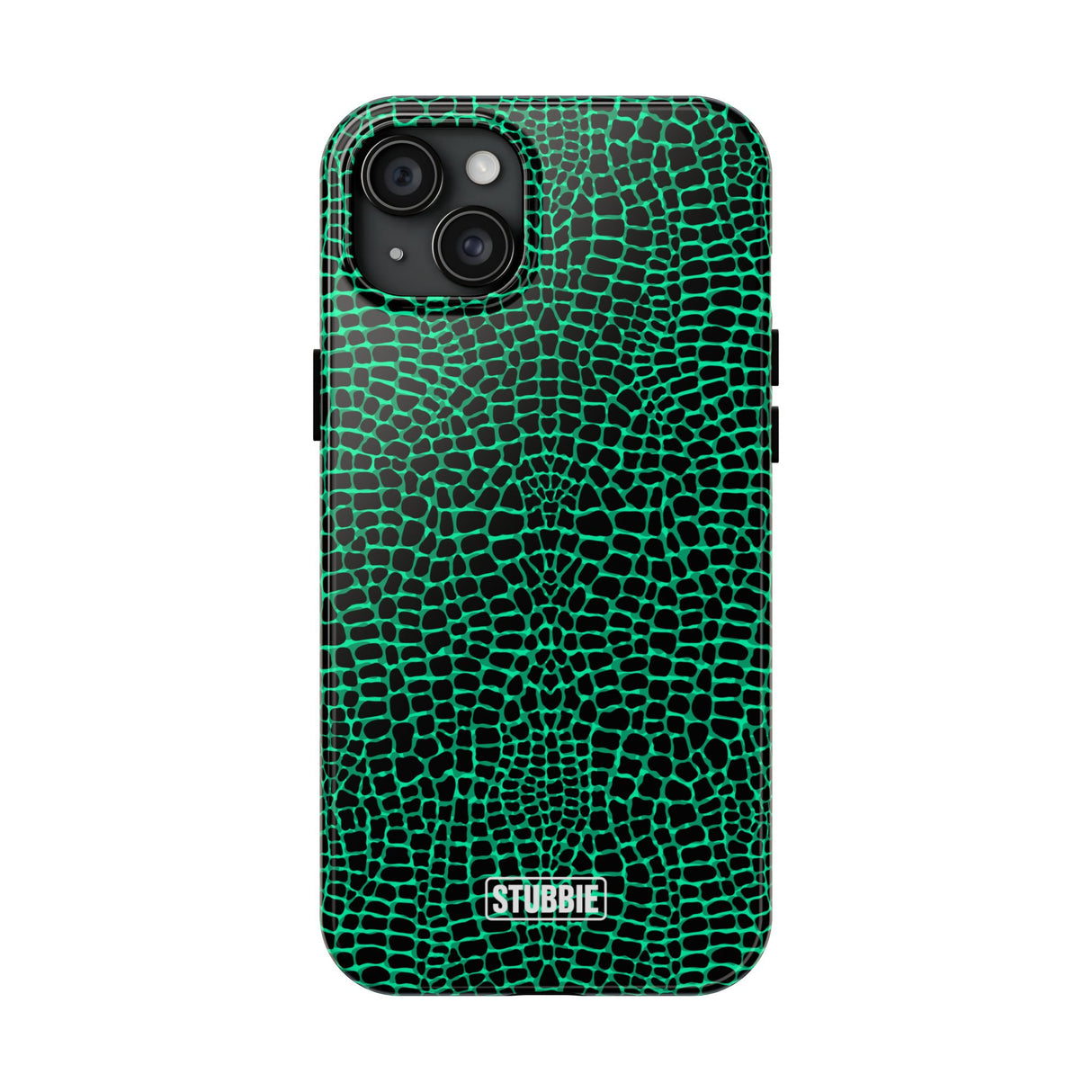 STUBBIE Phone Case for Apple iPhone - Green Croc Phone Case