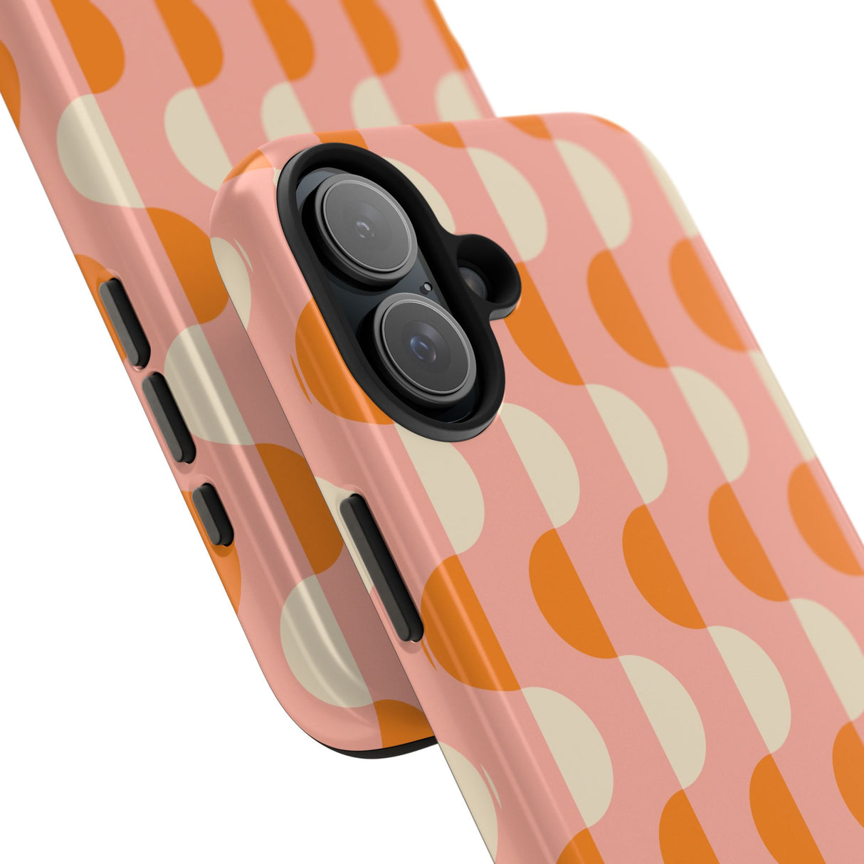 STUBBIE Phone Case for Apple iPhone - Orange Wave Phone Case