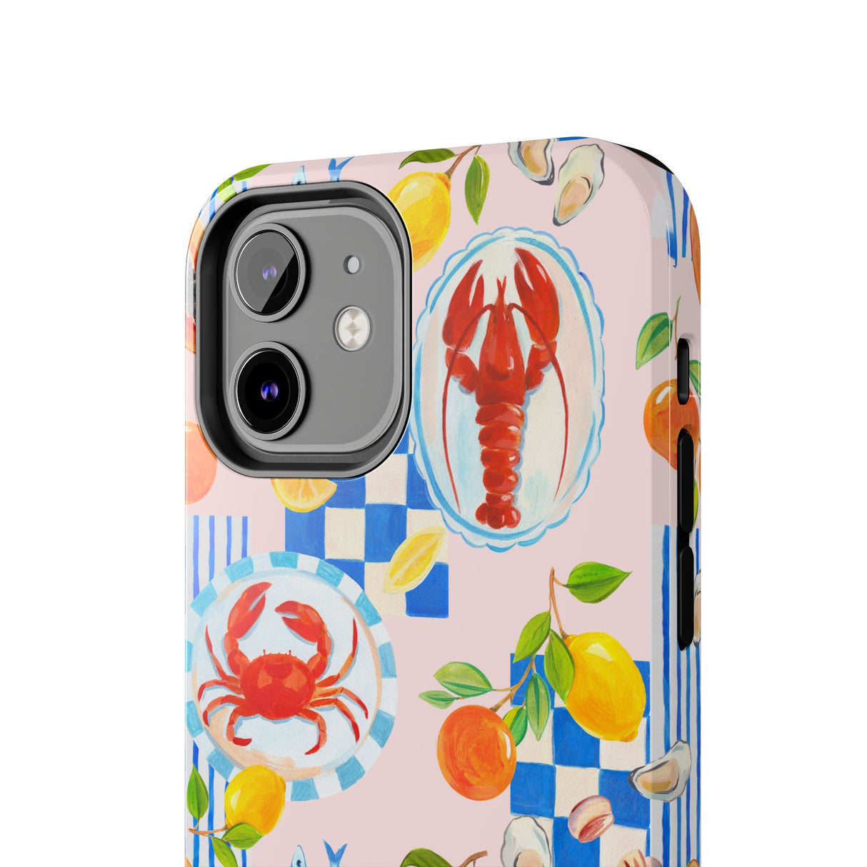 STUBBIE Phone Case for Apple iPhone - Italian Summer Seafood Stubbie