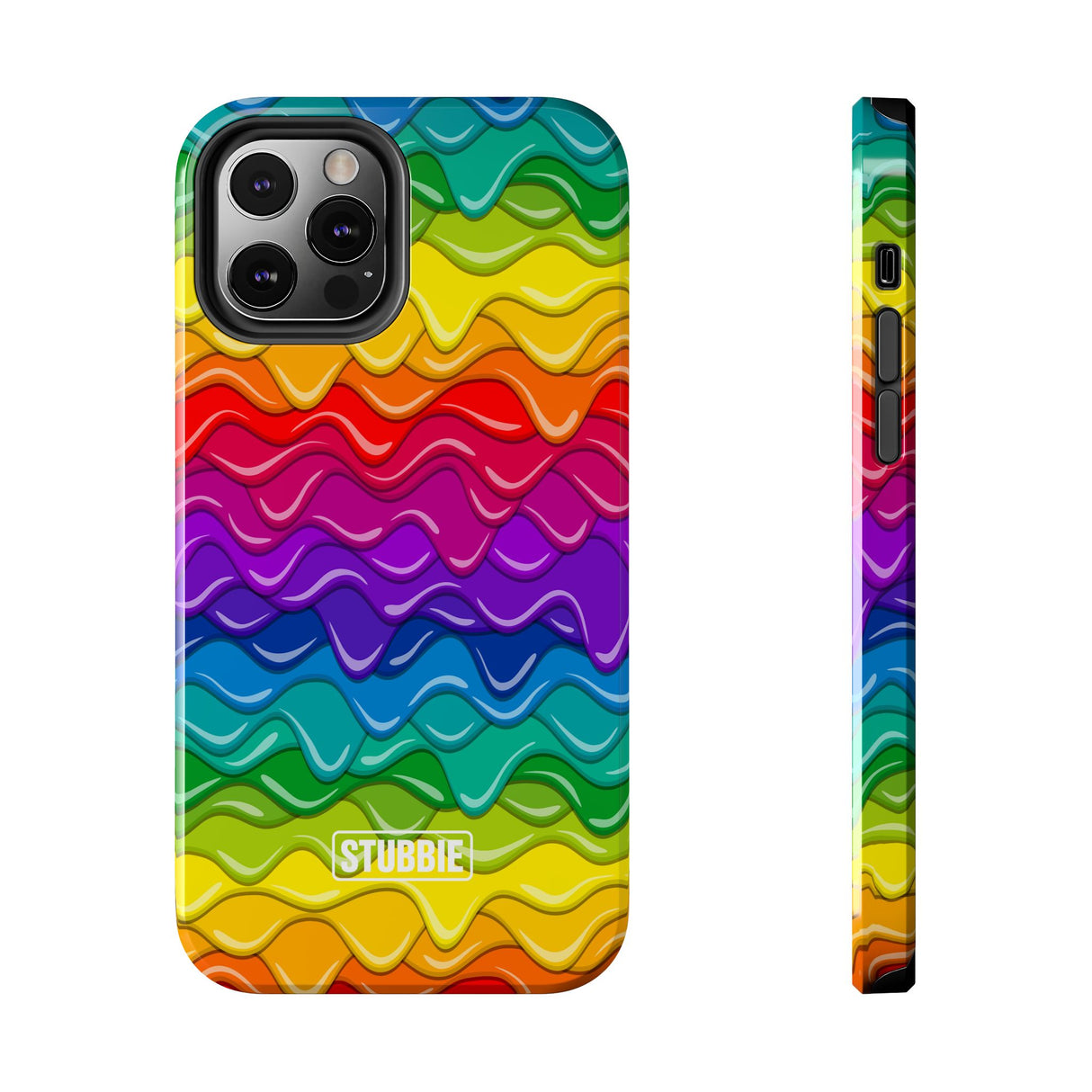 STUBBIE Phone Case for Apple iPhone - Rainbow Cake Phone Case