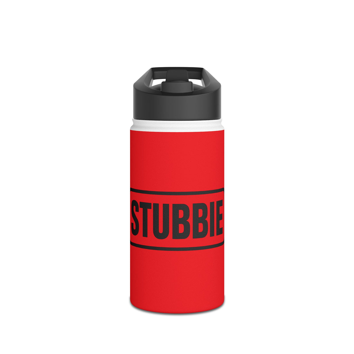 STUBBIE Stainless Steel Water Bottle - Red Stubbie