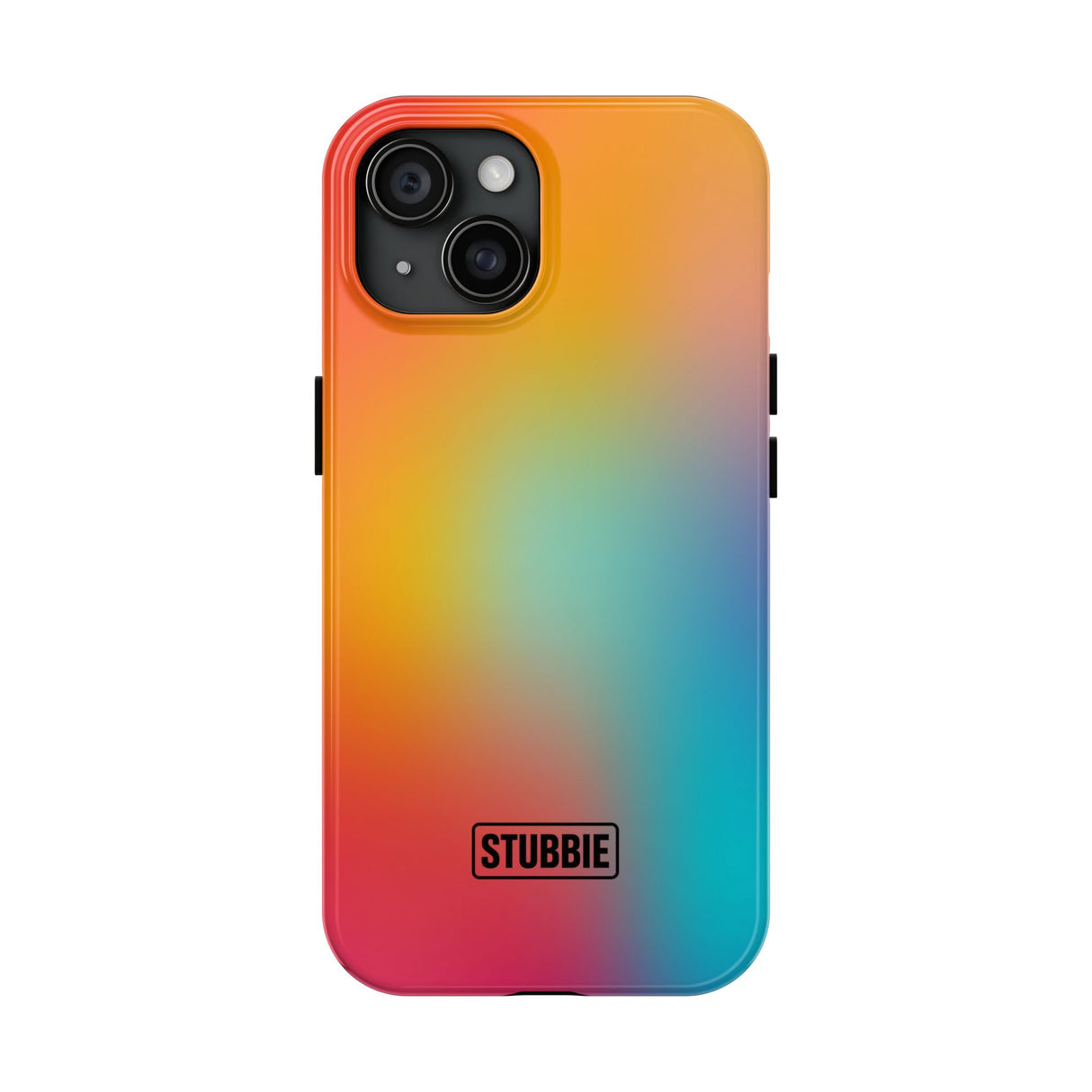 STUBBIE Phone Case for Apple iPhone - Rainbow Blue Stubbie