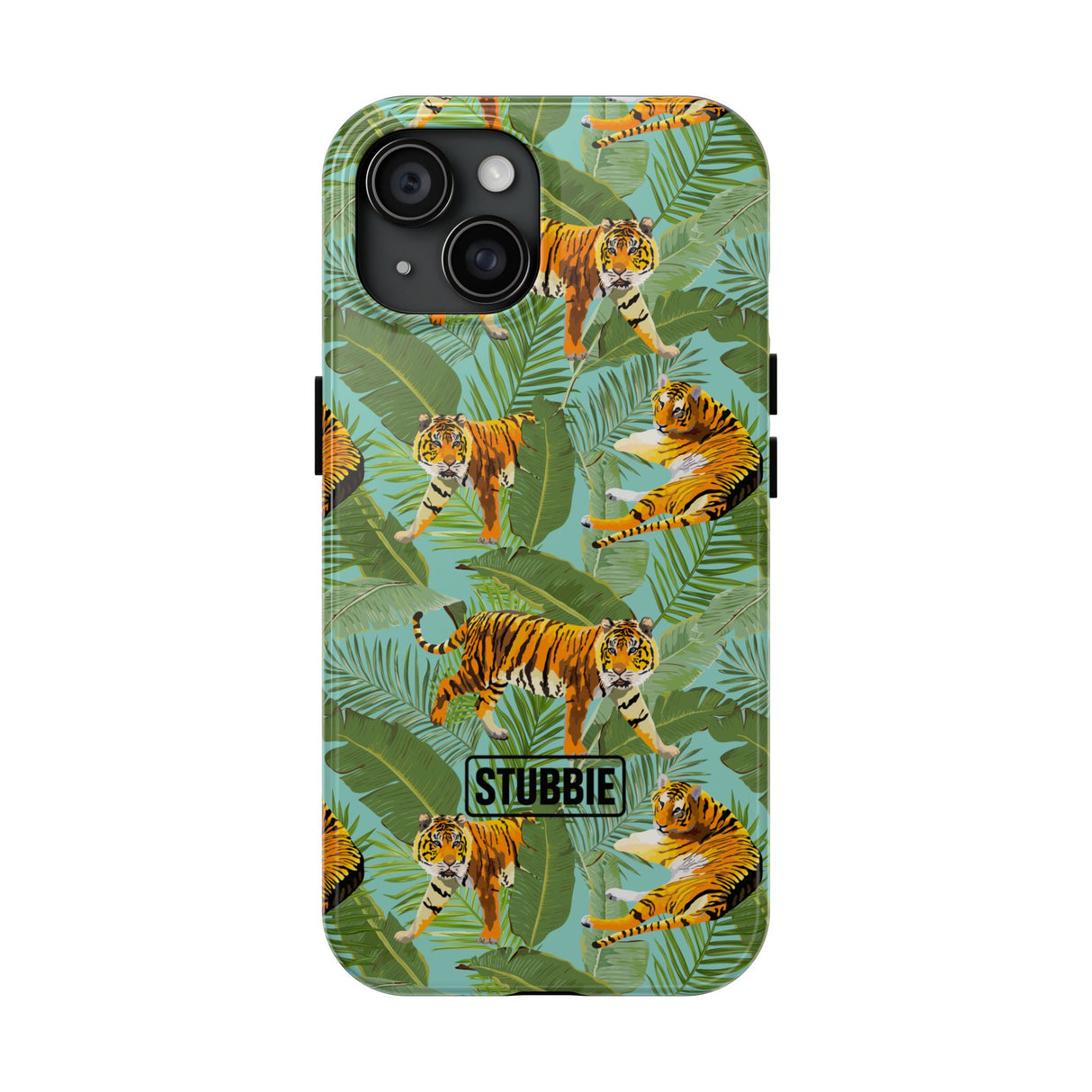 STUBBIE Phone Case for Apple iPhone - Jungle Tiger Stubbie