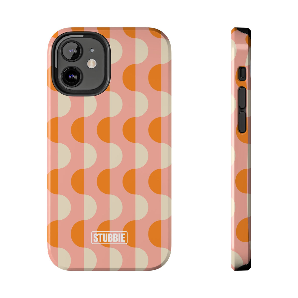 STUBBIE Phone Case for Apple iPhone - Orange Wave Phone Case