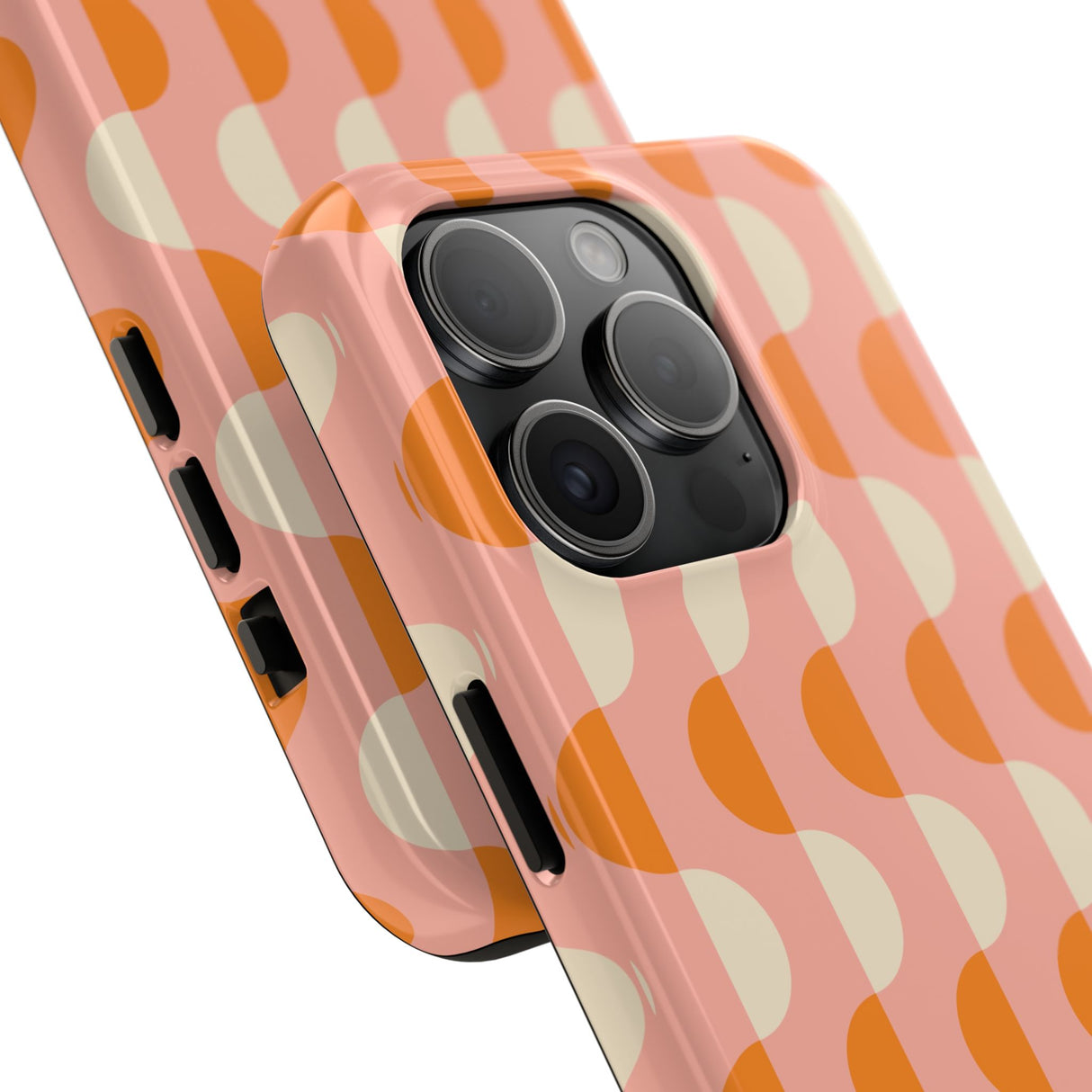 STUBBIE Phone Case for Apple iPhone - Orange Wave Phone Case